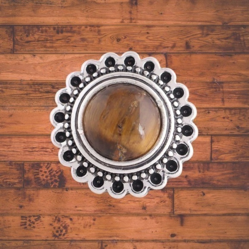 Tiger Eye Snap Button